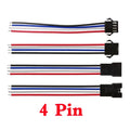 JST SM LED Connector Cables | 2–6 Pin Male & Female | RGB Strip Light