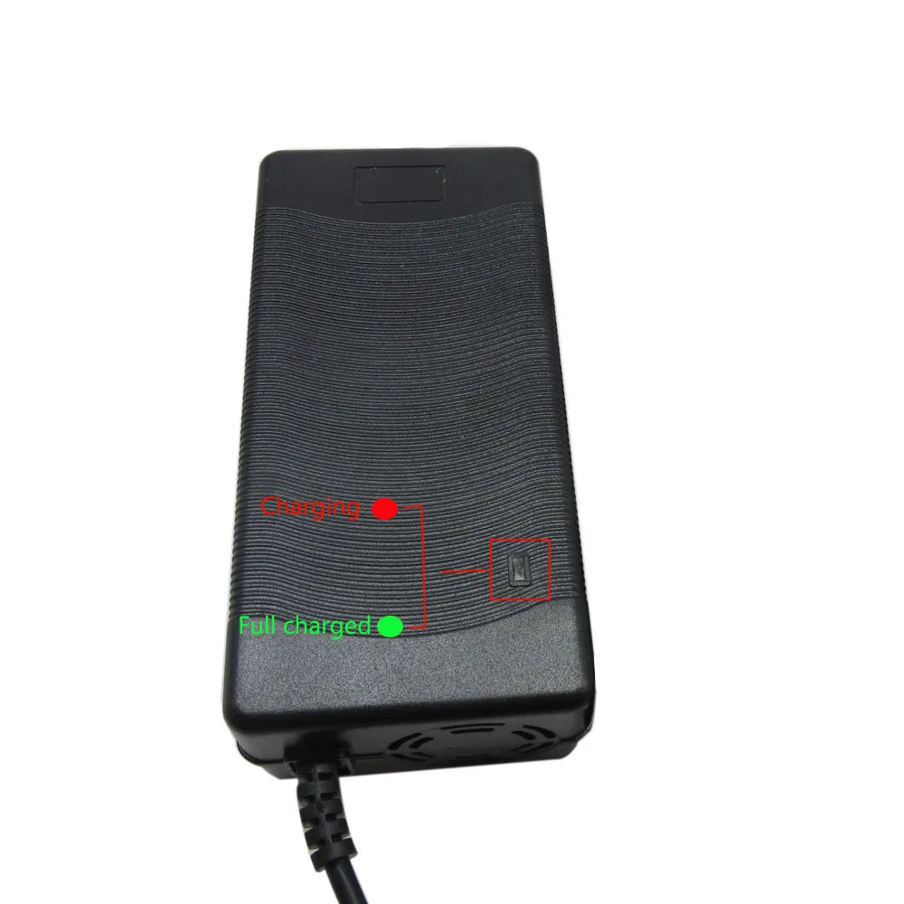 48V 4A Li-Ion Charger | 54.6V 13S Fast Charge | XLR + Fan