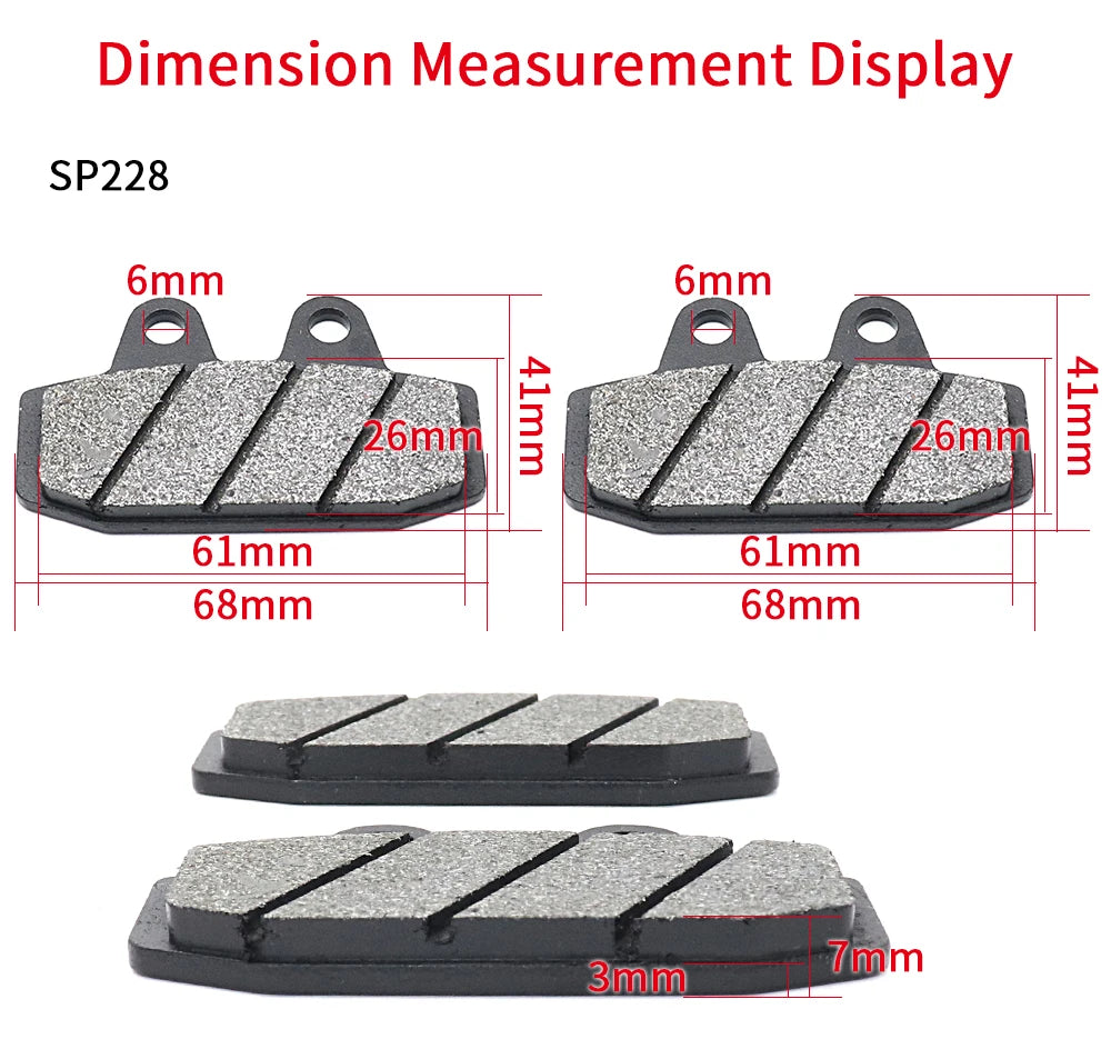 Motorcycle Brake Pads | Replacement Pads | General Fit