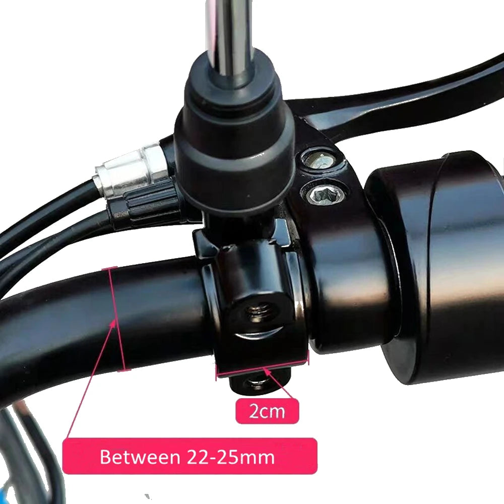 Handlebar Mirror Adapter | 8mm/10mm Clamp Mount | Universal