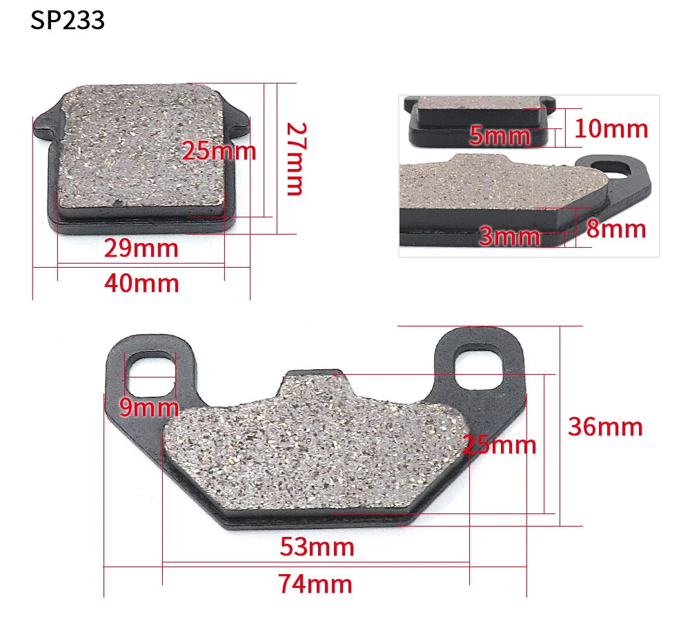 Motorcycle Brake Pads | Replacement Pads | General Fit