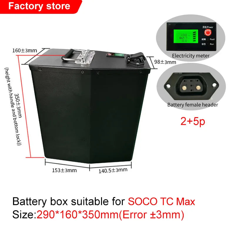 NIU/Ninebot/SOCO Battery Case | Aluminum Replacement Shell | E-Moto