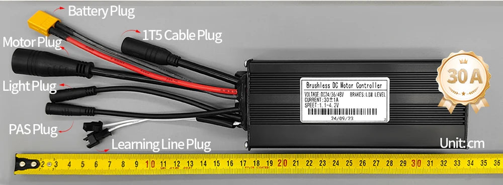Sine Wave E-Bike Controller | 17/26/30A 24-48V Waterproof | S966 NFC