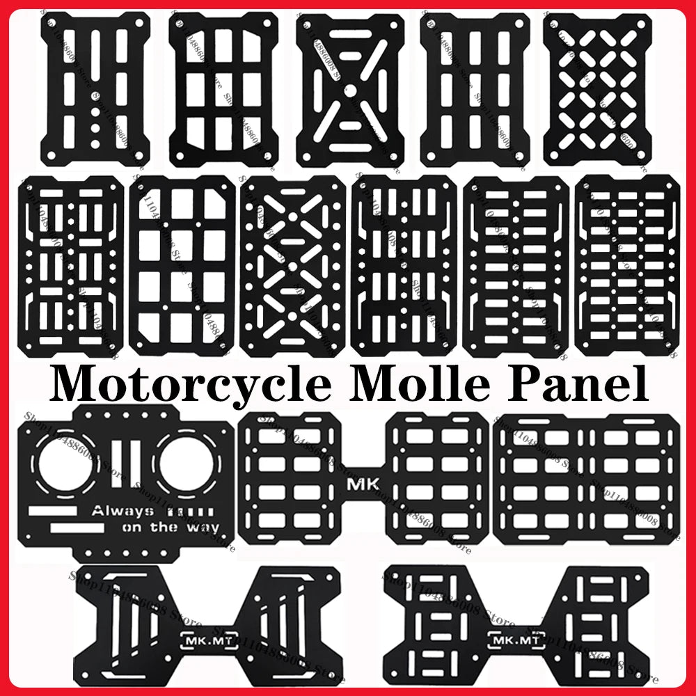 Top Case Molle Panel | Aluminum Alloy | Universal Quick Mount