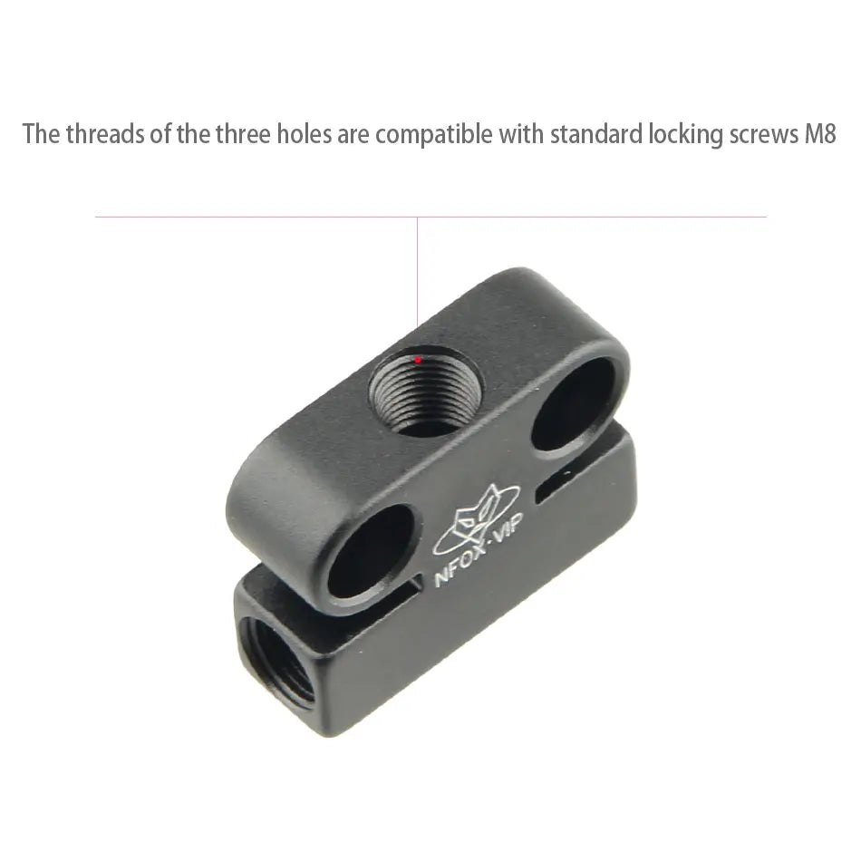 NFOX Hydraulic Brake Three-Way Connector | Aluminum One-to-Two Splitter | Tricycle