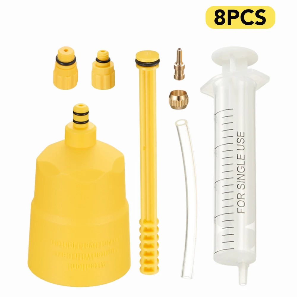 Hydraulic Disc Brake Bleed Kit + 60ml Mineral Oil | Fits Shimano, Tektro, SRAM, Nutt & Magura Brakes