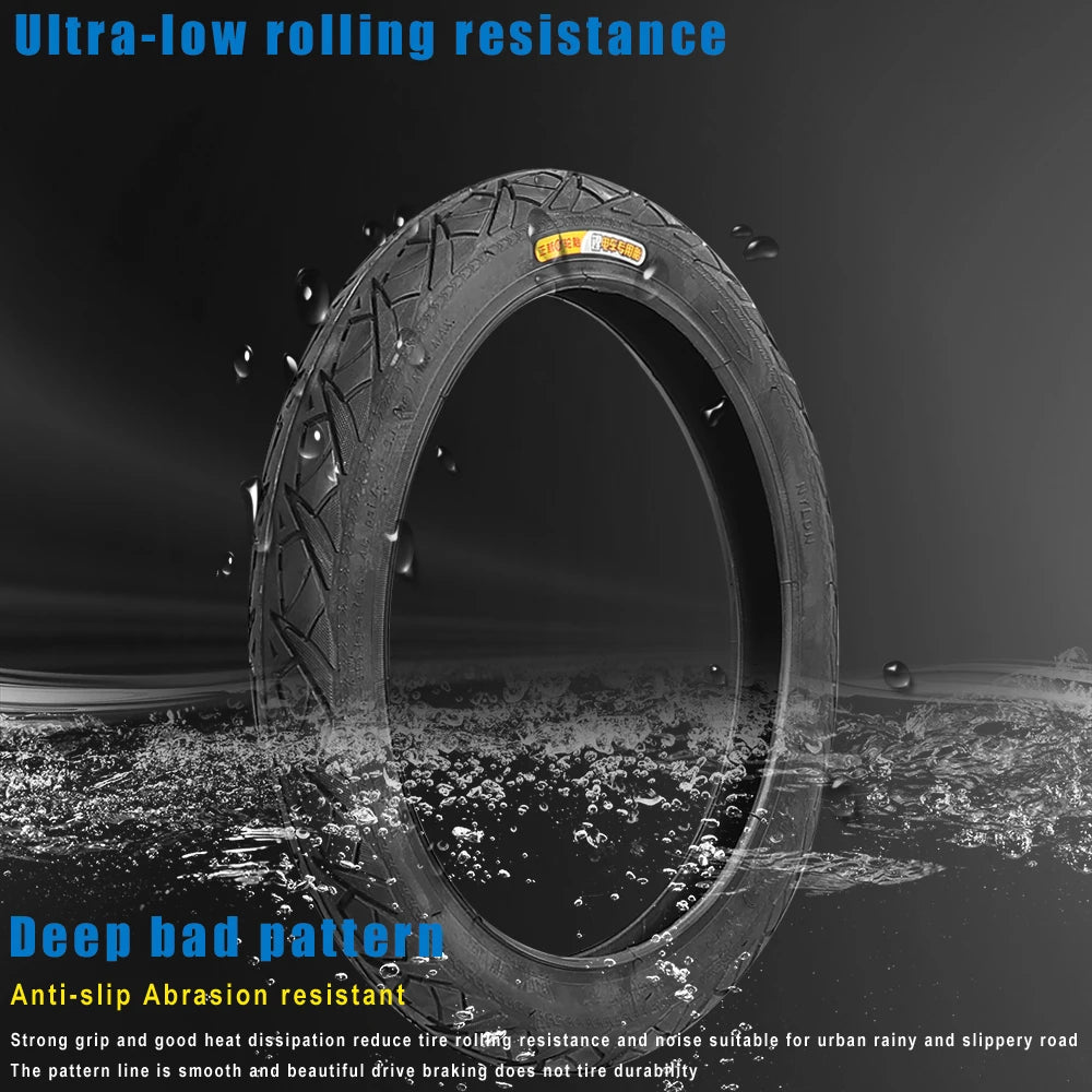 16x1.95 Tire & Tube | 52-305 E-Bike/Scooter | Wear Resistant