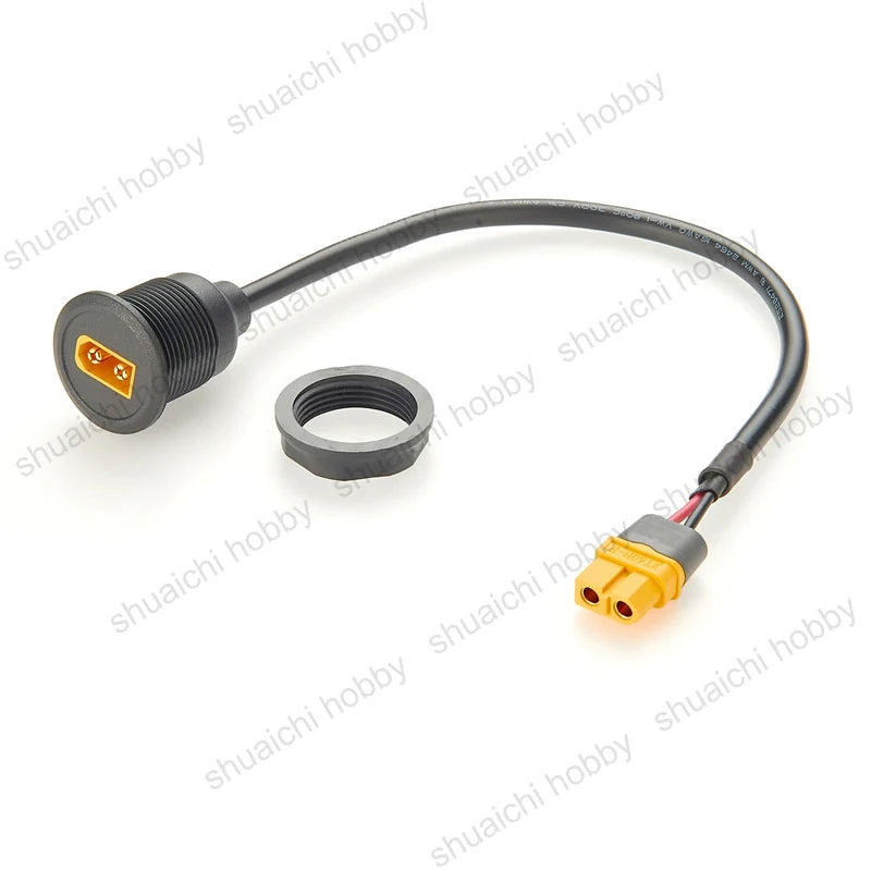 XT60 Extension Cable | Male to Female | Panel-Mountable