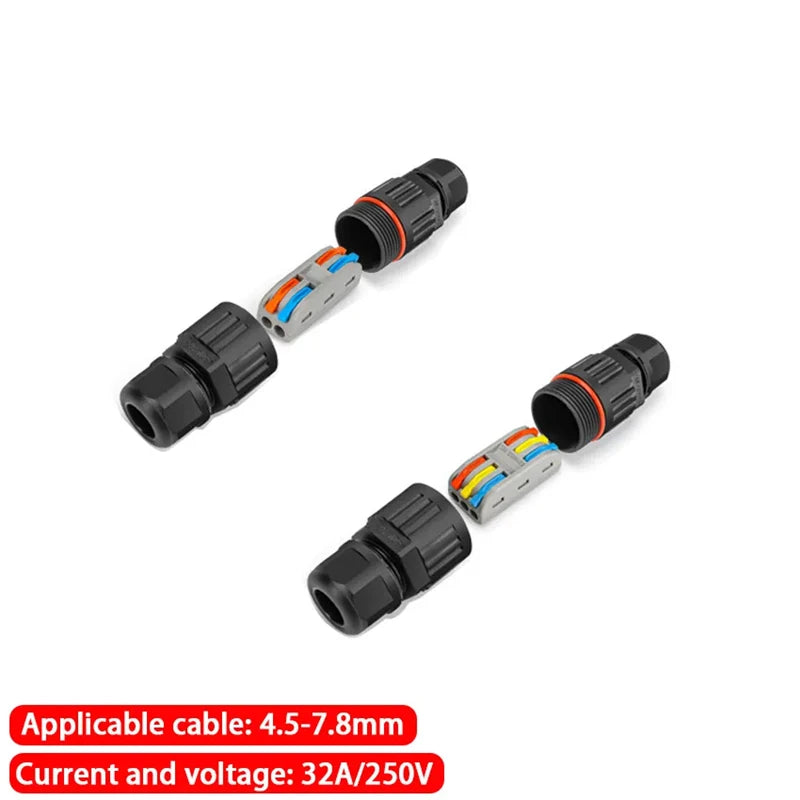 IP68 Waterproof Wire Connector | 2/3-Pin | Quick Connect