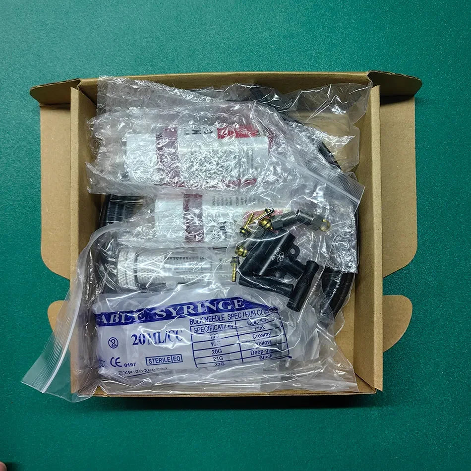 NFOX Hydraulic Brake Three-Way Connector | Aluminum One-to-Two Splitter | Tricycle