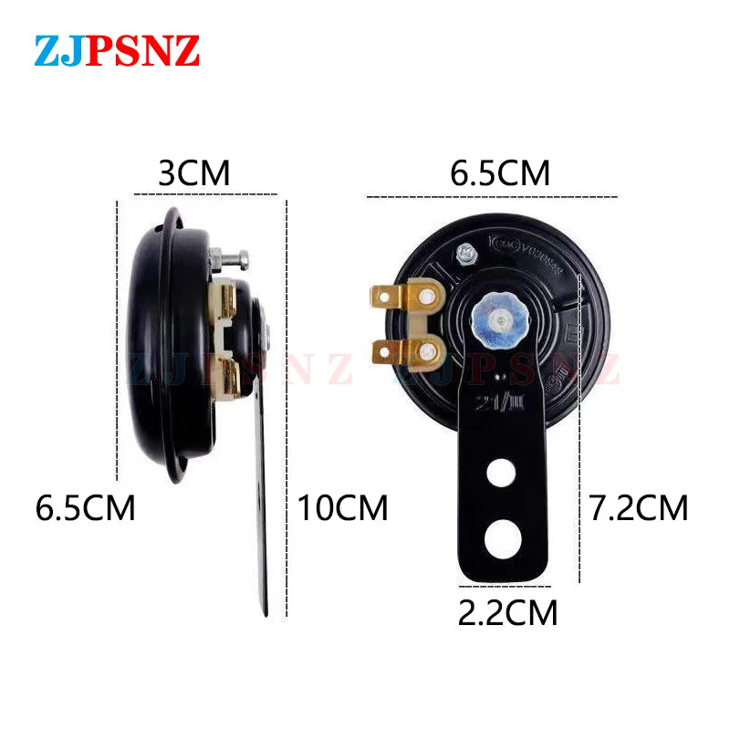 Universal Electric Horn 110dB | Waterproof | 6V-72V E-Bike & Scooter