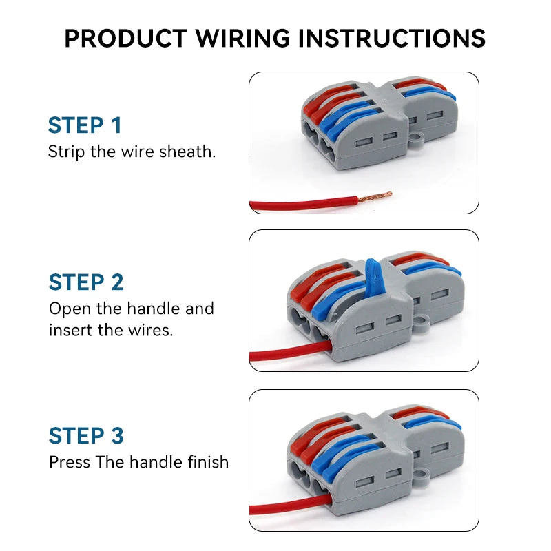 Push-In Wire Connector Splitter | 1-In Multi-Out | 32A 250V