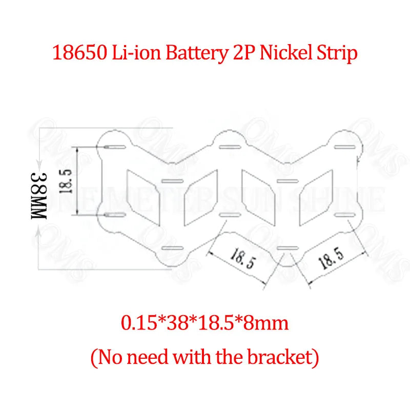 W-Shape Nickel Plating Strip | 10m Roll | 18650 Spot Welding