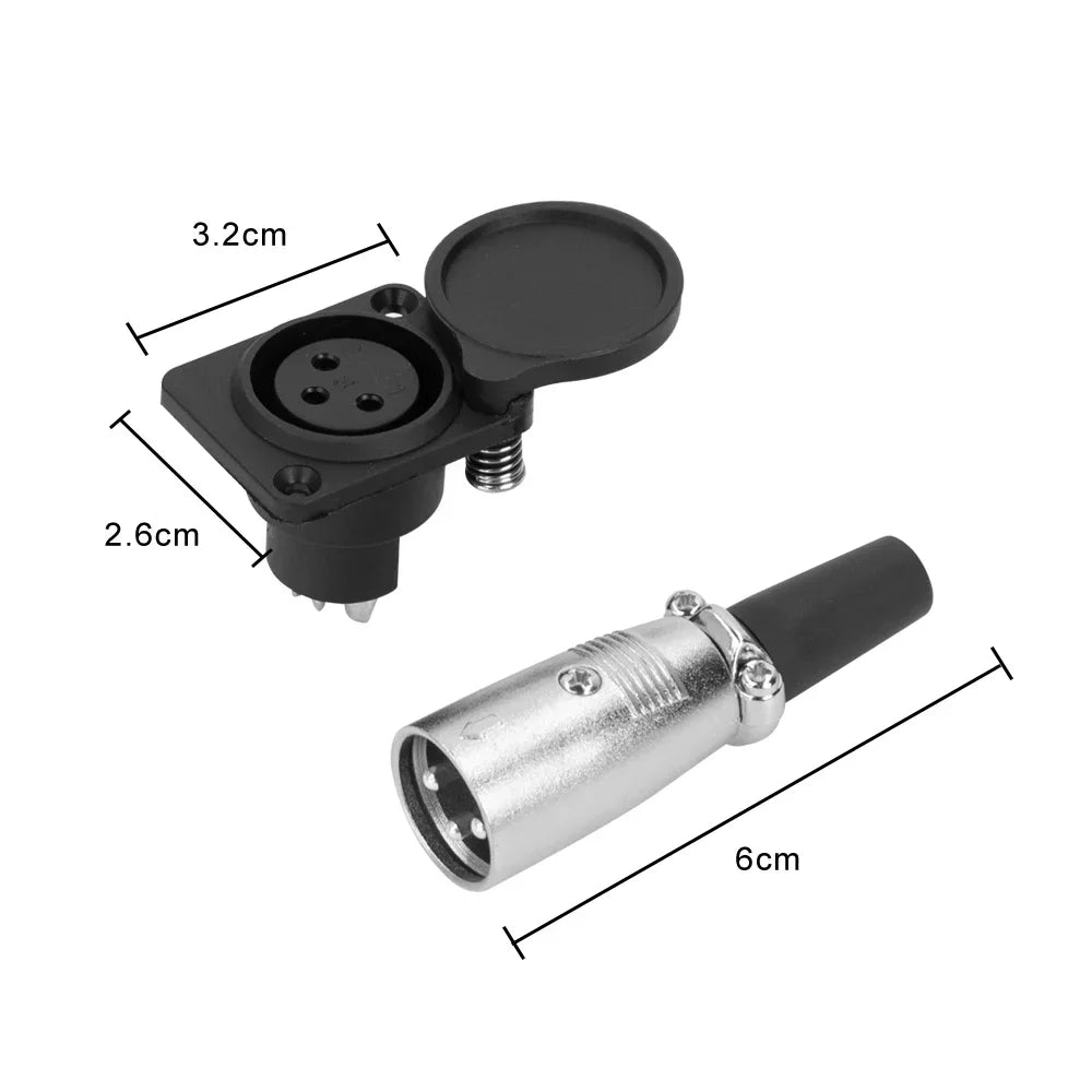 3-Pin Charger Port Connector Set | Innuovo & Wisking Wheelchairs