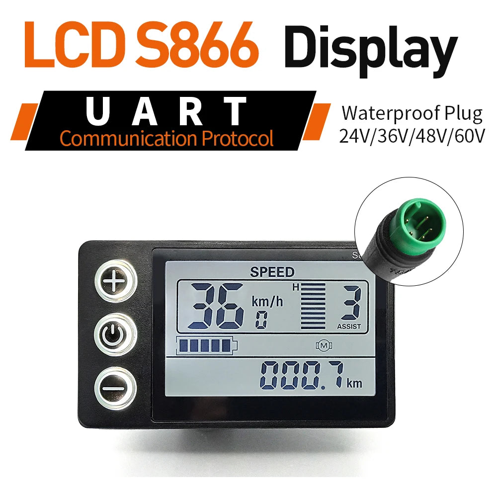 Sine Wave Controller Kit | 17/26/30A | S866 LCD Display