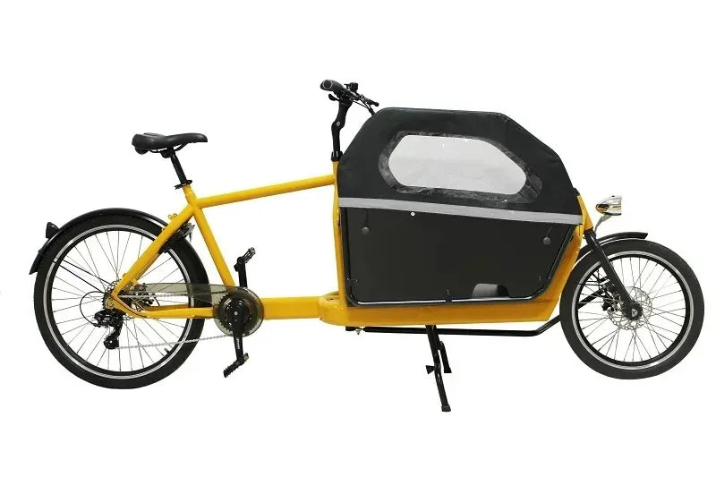 250W Electric Cargo Trike | Wood Box + Bafang Hub | 7-Speed