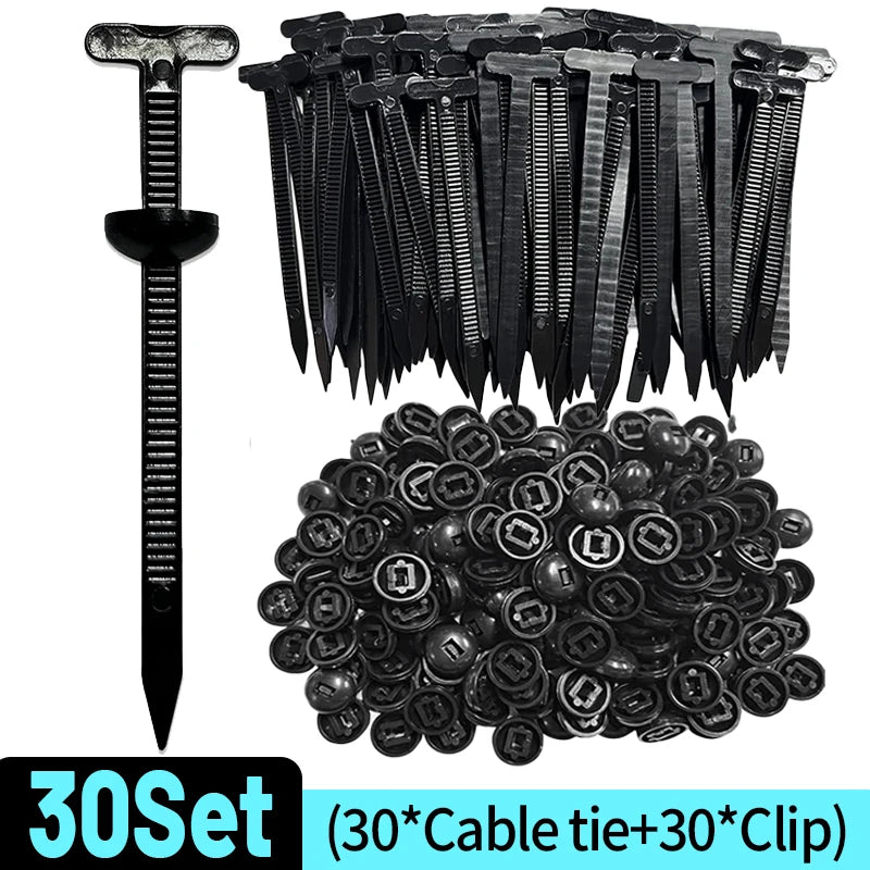 Nylon Cable Ties (1000 pcs) | Self-Locking Heavy Duty | Buckle