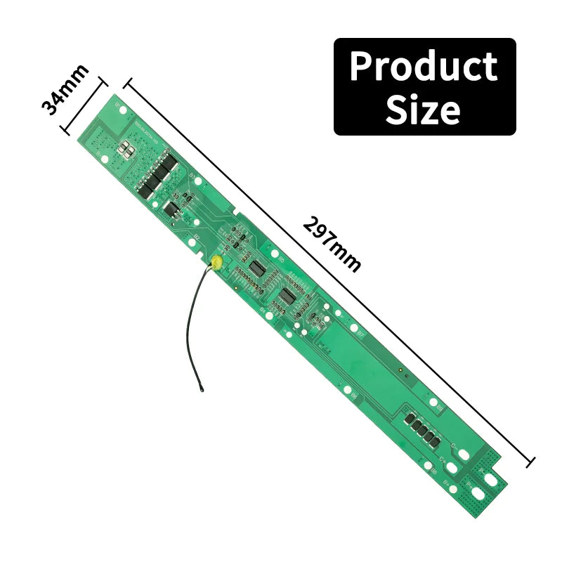 Bisida 10S 36V 15A BMS | Split Port w/ NTC | Li-Ion Pack