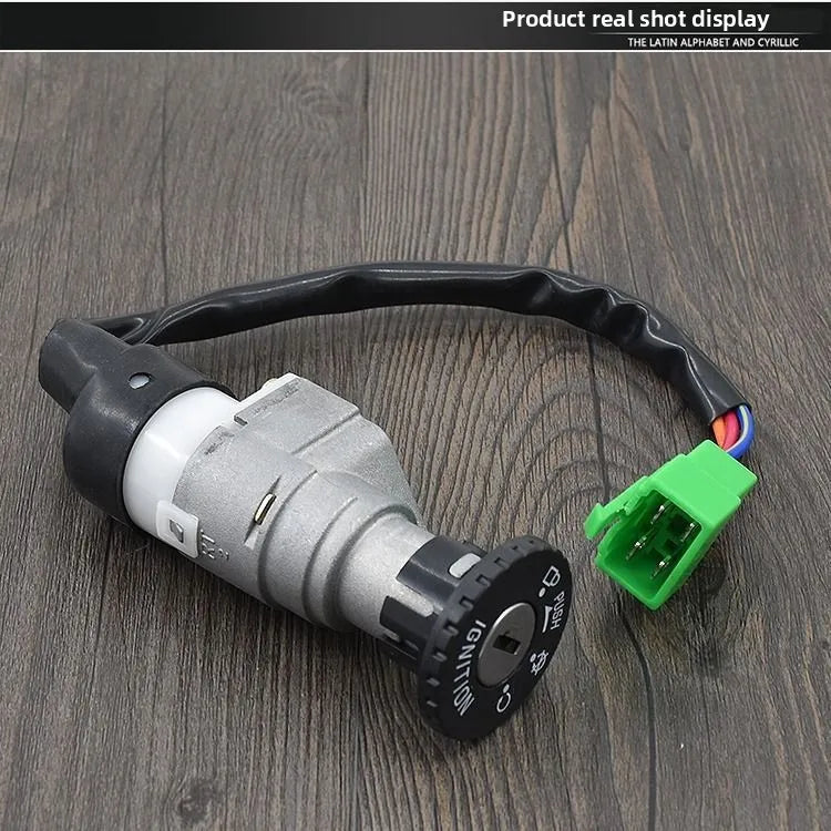 HJ110 Full Vehicle Lock Set | Steering Head Lock | Anti-Theft