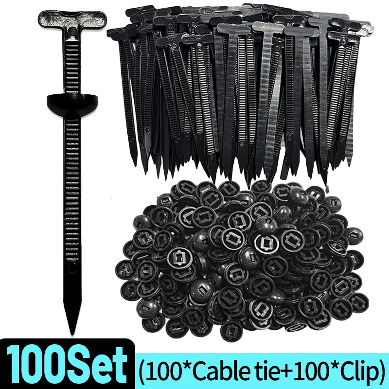 Nylon Cable Ties (1000 pcs) | Self-Locking Heavy Duty | Buckle