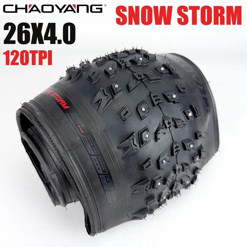 CHAOYANG Studded Fat Tire | 26×4.0 | 120TPI Folding