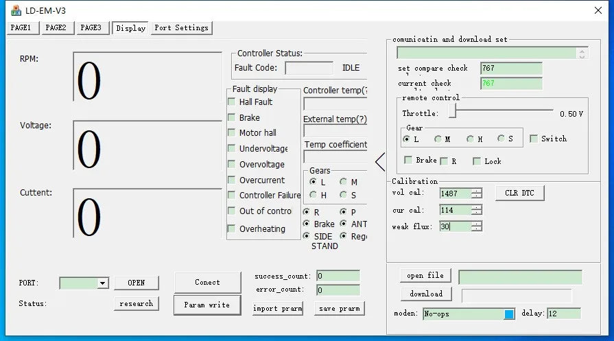 Votol EM150 Controller | 72V 180A Sine Wave | Programmable