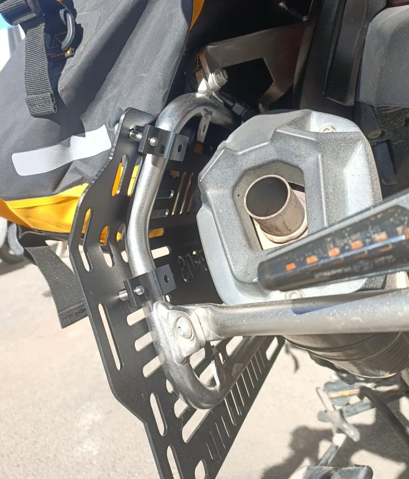 BMW GS Luggage Bracket | Exhaust-Side Frame Support | R1200-R1250