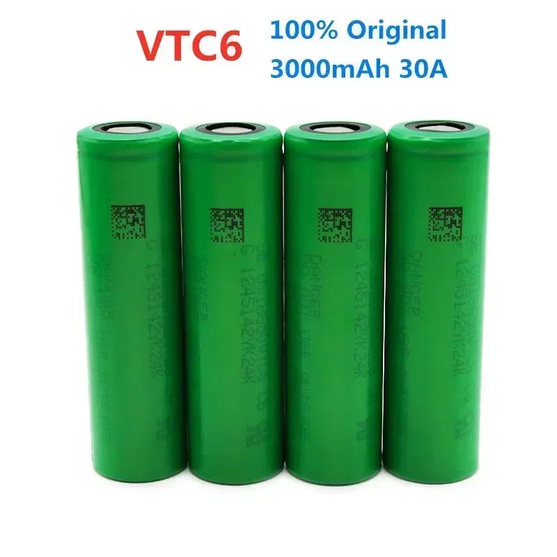 Original Sony 18650 VTC6 lithium-ion rechargeable 18650 battery VTC6 30A 3000mah ForSony electric tool flashlight