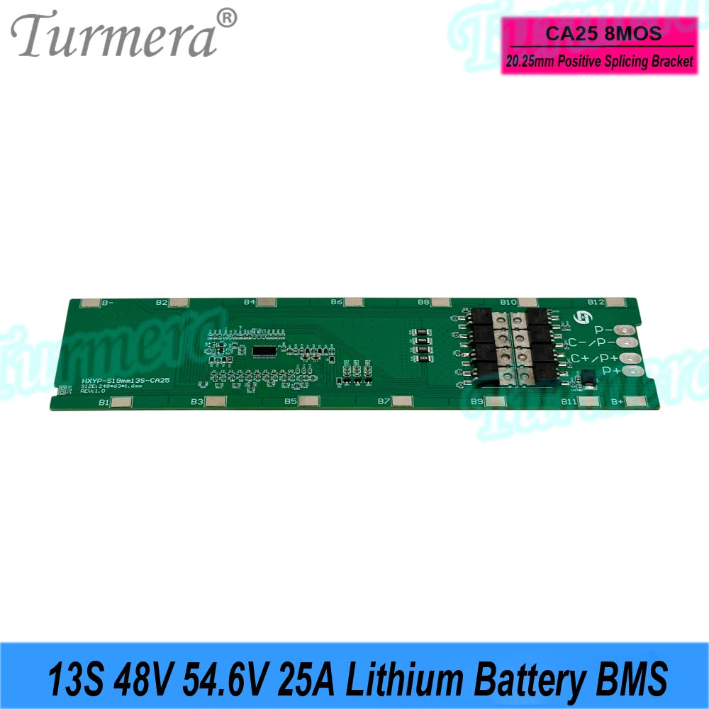 Lithium Battery BMS | 13S 48V 25A | E-Bike & E-Scooter Pack Building