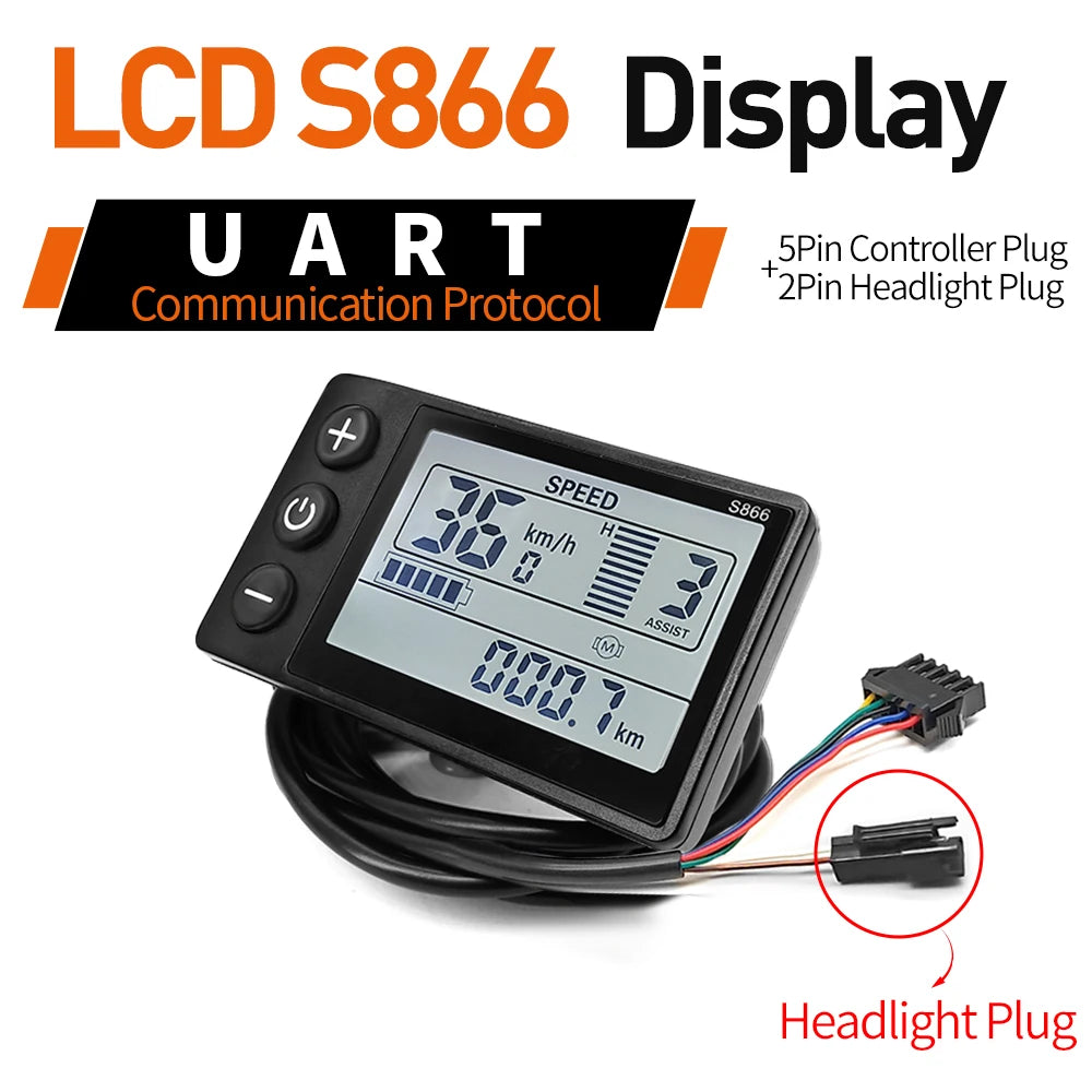 Sine Wave Controller Kit | 17/26/30A | S866 LCD Display