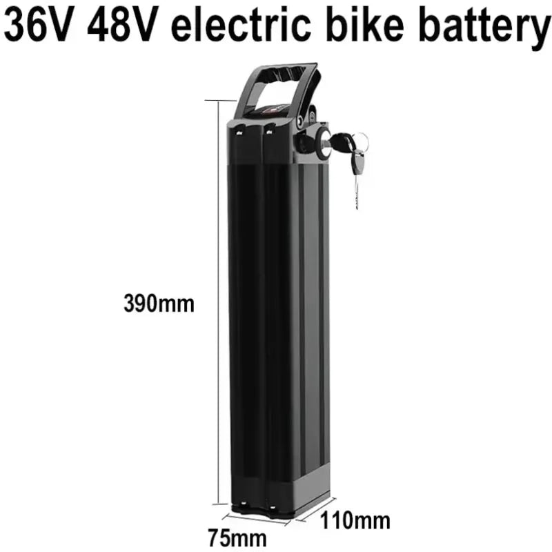 Batterie de vélo pliante 48V 36V  20ah 17ah 10ah Bms intégré pour Silverfish 250W-1000W, Kit moteur Bafang avec chargeur 2A