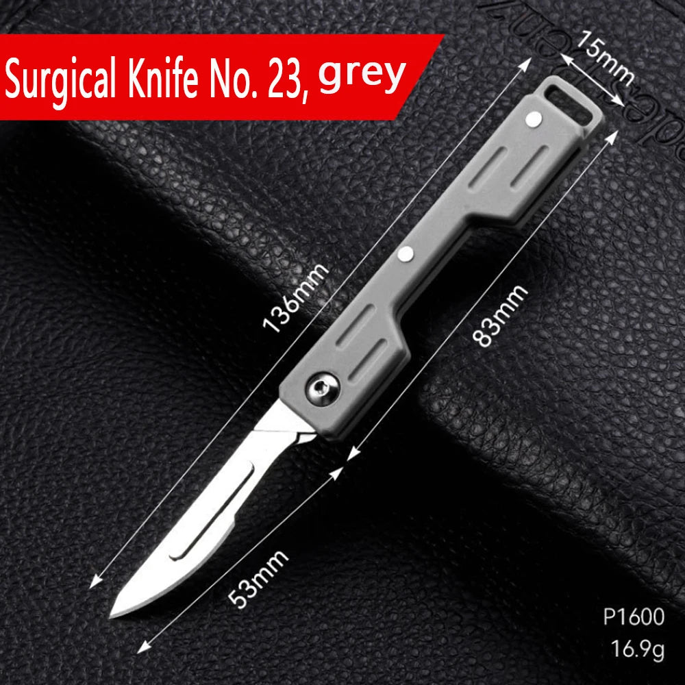 Mini Scalpel Folding Knife | Folding Utility Blade | EDC