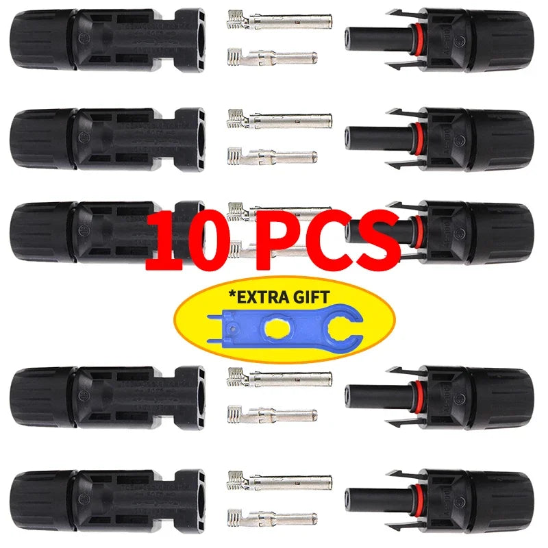Solar PV Connector Kit | 1000V DC 30A | For 2.5/4/6mm2 Cable
