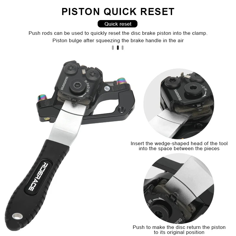 Disc Brake Piston Pusher | Stainless Steel Caliper Adjustment Tool | TL-A / TL-B