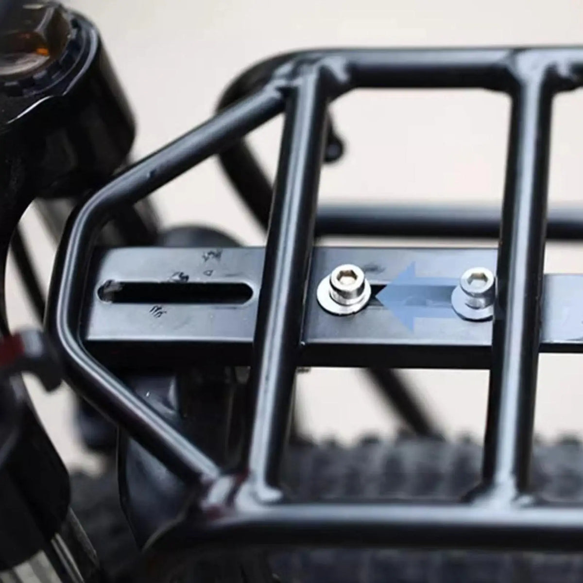 Front Cargo Rack | Steel Fork-Mount | Adjustable