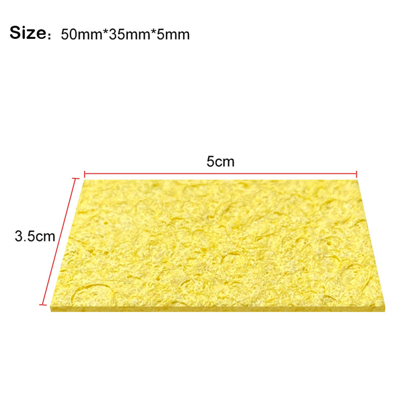Soldering Iron Cleaning Sponge | Yellow Heat-Resistant
