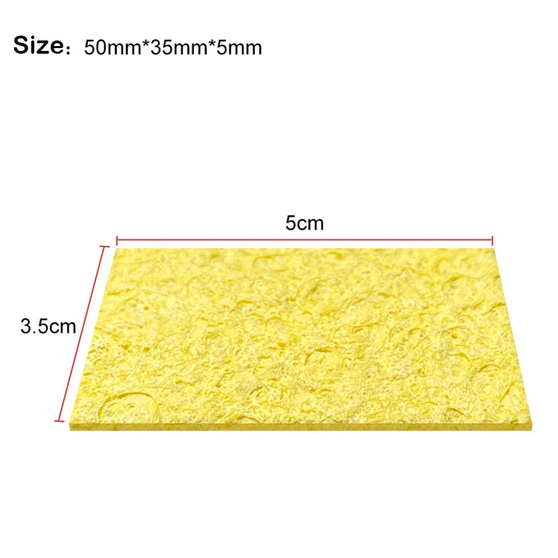 Soldering Iron Cleaning Sponge | Yellow Heat-Resistant