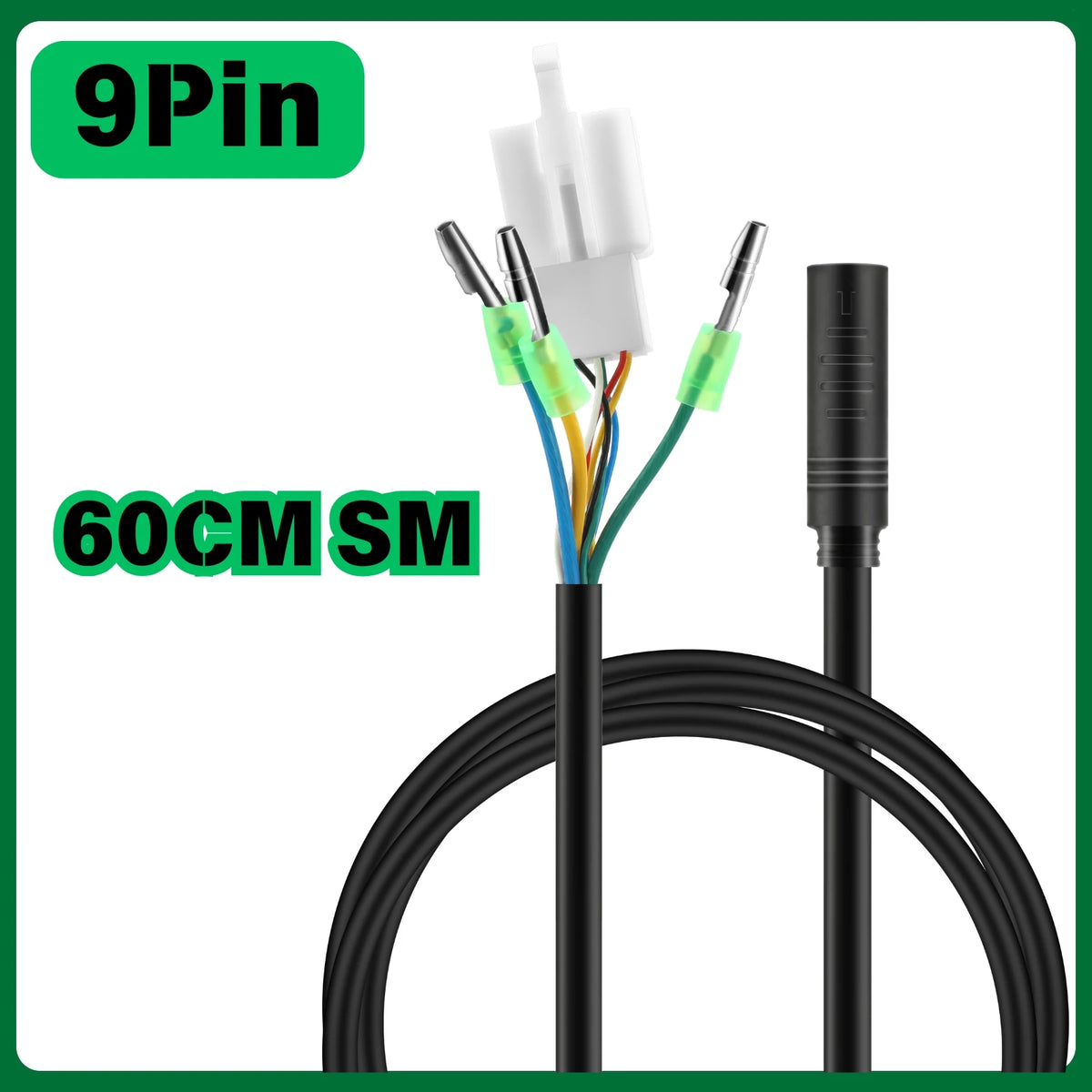 Ebike 9Pin SM Hub Motor Extension cable Conversion Line, Electric bike Accessories For Bafang Front Rear Wheel Hub Motors