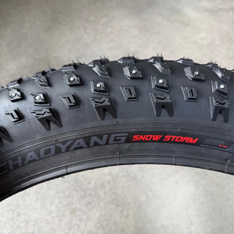 CHAOYANG Fat Tire 26x4.0 | Snow/MTB Studded Spike | 120TPI Folding