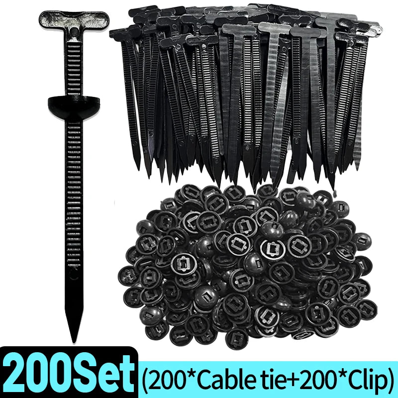 Nylon Cable Ties (1000 pcs) | Self-Locking Heavy Duty | Buckle