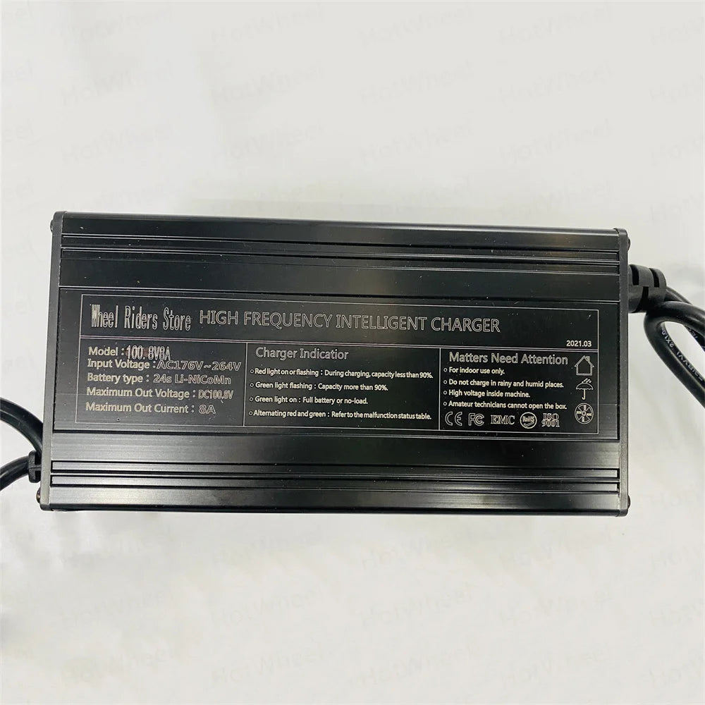 100.8V 8A Fast Charger | Inmotion V12 EUC | Quick Charge Unicycle