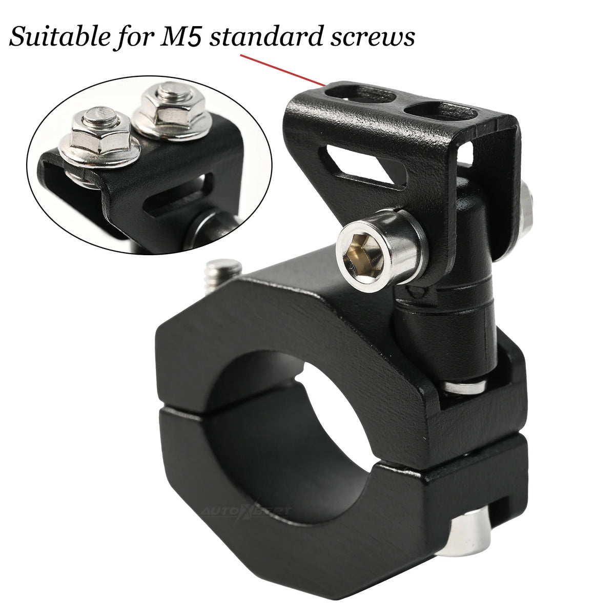 LED Light Mount Bracket | Adjustable Clamp | Motorcycle & ATV