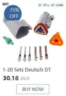 1set 2.8mm 2/3/4/6/9 pin Automotive Quick connection Electrical wire connector Male Female cable terminal plug Kits Motorcycle