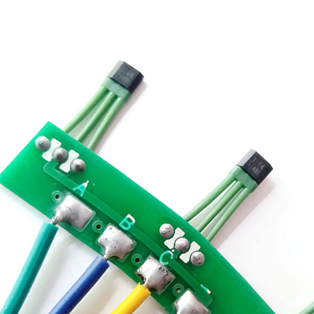 Electric Vehicle Hall Hall Sensor 10G 3144 3143 Cable Green Motor PCB Parts Board With 120 Degree Wires Electrical Panel