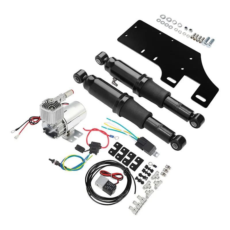 Harley Rear Air Ride Shocks | Height-Adjustable | 1994–2024 Touring