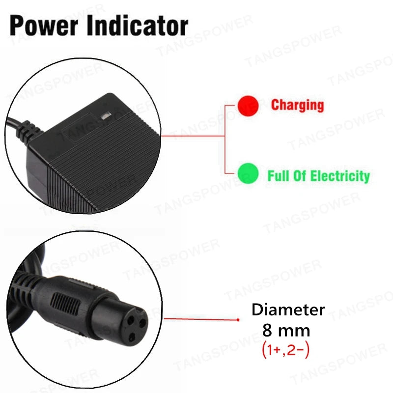 54.6V 3A Li-ion Charger | 48V 13S Rapid | Fan-Cooled