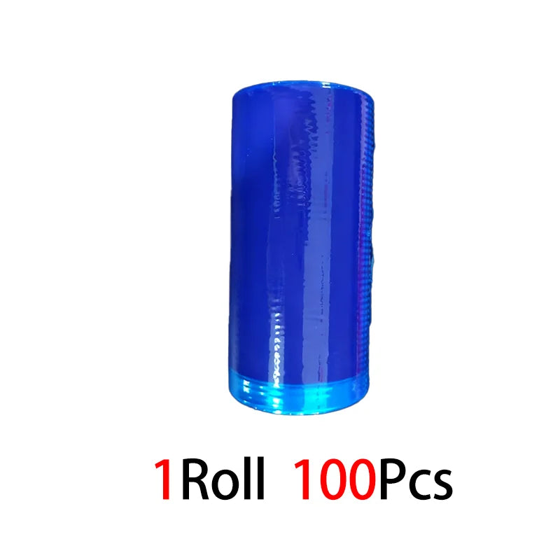 100Pcs barrier film tape for toilets and bathrooms prevents dirt and stains on door handles and switches without leaving marks