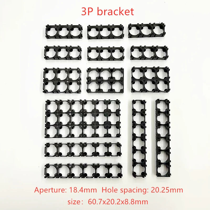 18650 Battery Holder Brackets | Anti-Vibration | 10–100 PCS