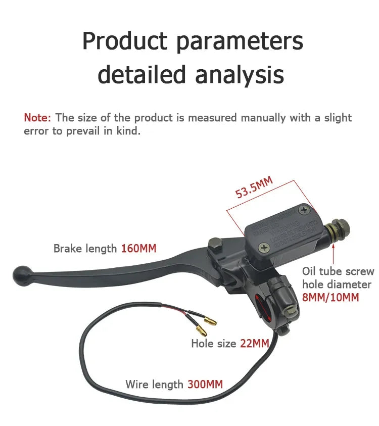 Front Master Cylinder Brake Lever | Hydraulic | Universal Fit