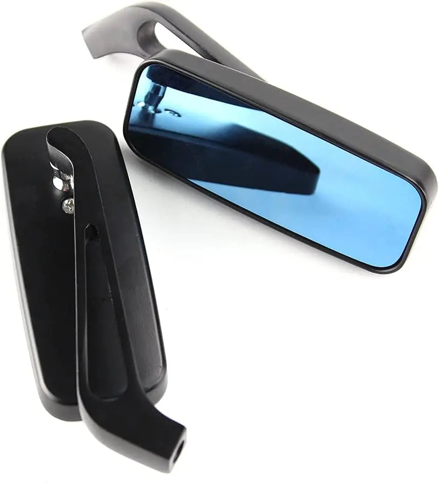 Universal Side Mirrors | Adjustable Rear-View Pair | 8mm/10mm Thread